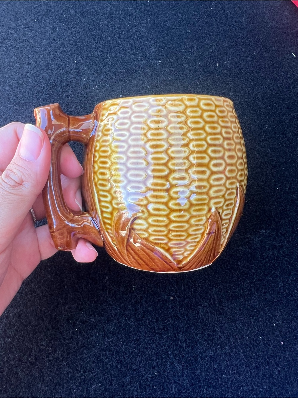 Ceramic Corn-Shaped Mug (Made in Japan)